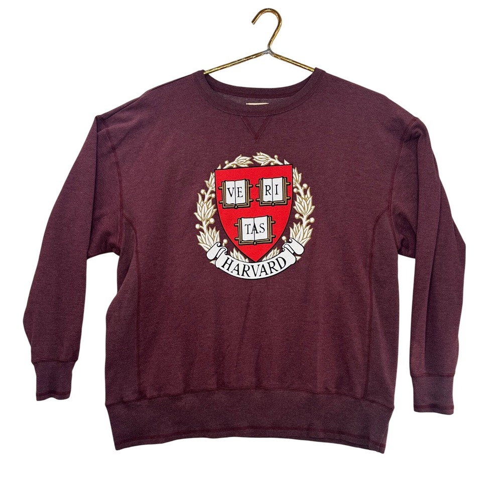 Alta Gracia Harvard University Maroon Red Sweatshirt Crewneck Mens 2XL XXL